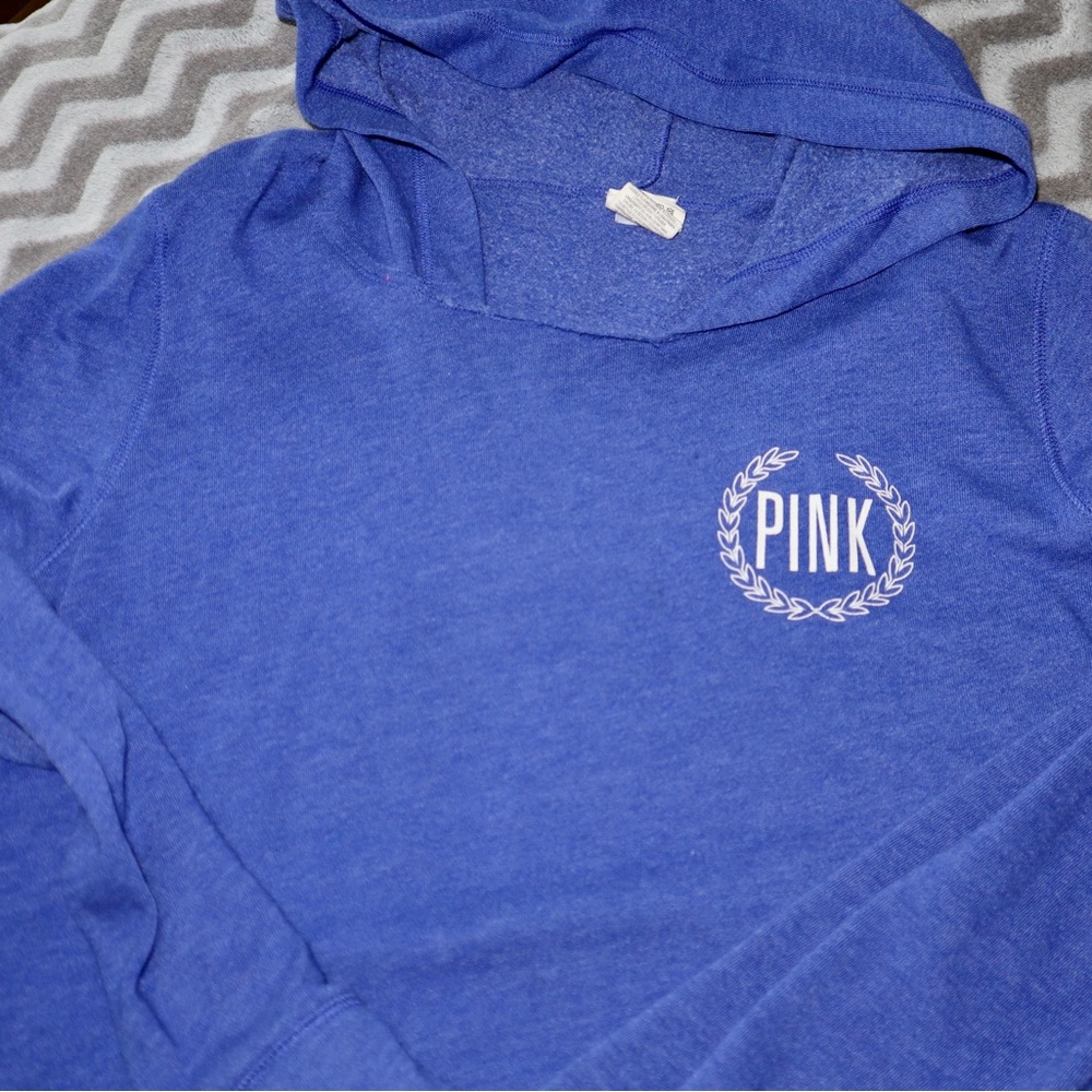 Pink VS V-neck hoodie